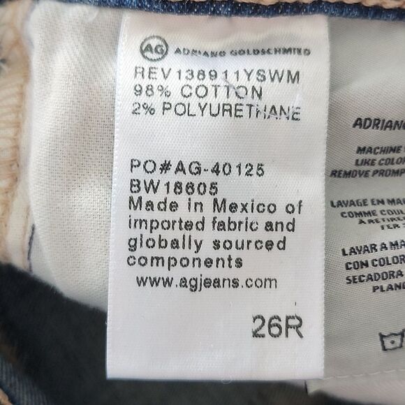 Adriano Goldschmied 98% cotton The Legging Ankle super skinny ankle 26R - Picture 9 of 11